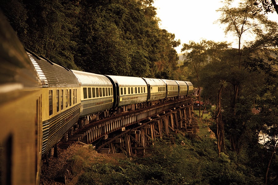 Eastern & Oriental Express on the move | Credit: Belmond Media Centre