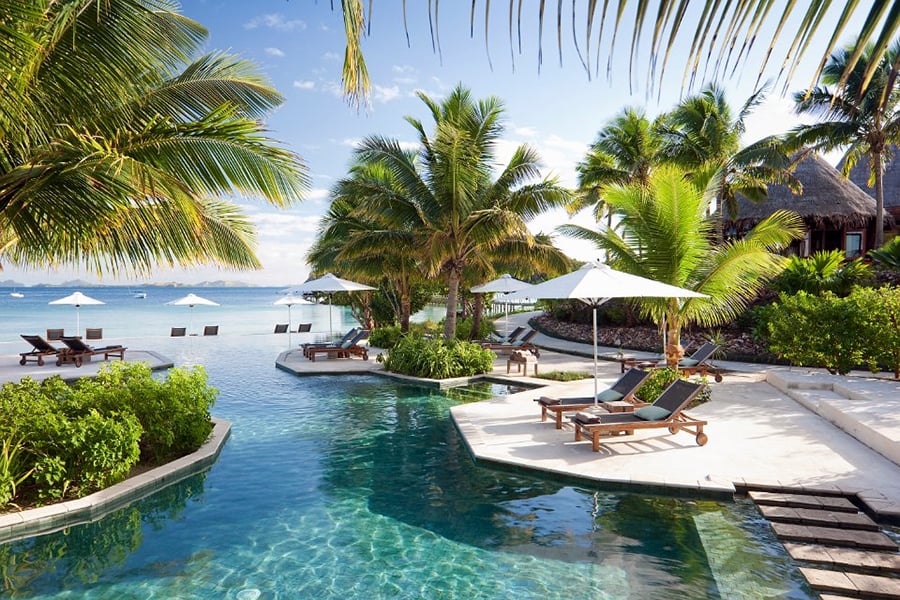Relax on by the pool and make the most of this island paradise!