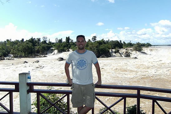 Mekong waterfalls, Laos 