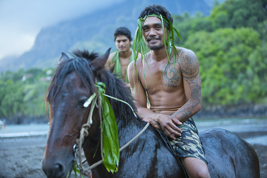 Discover the fabled horses of the Marquesas Islands | Photo credit: Tahiti Tourisme