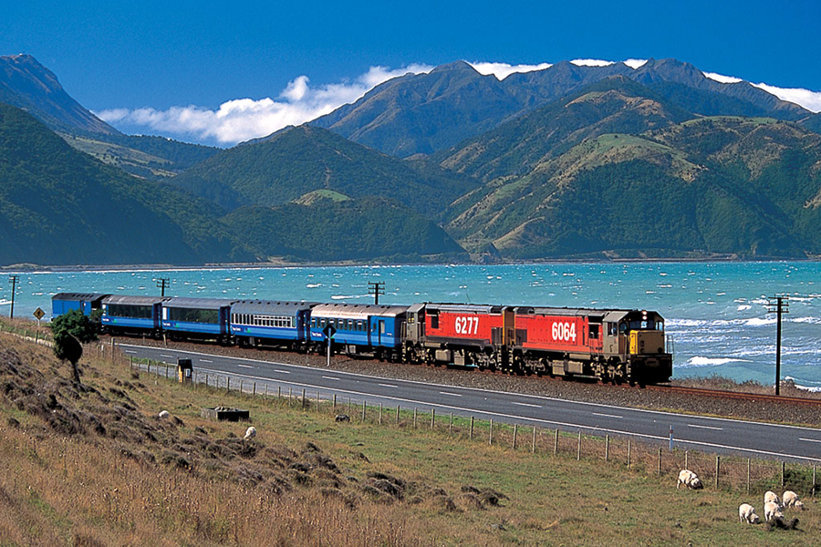 The Coastal Pacific train, New Zealand