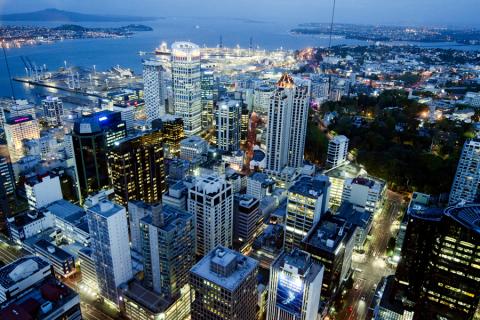 Views from the Sky Tower, Auckland