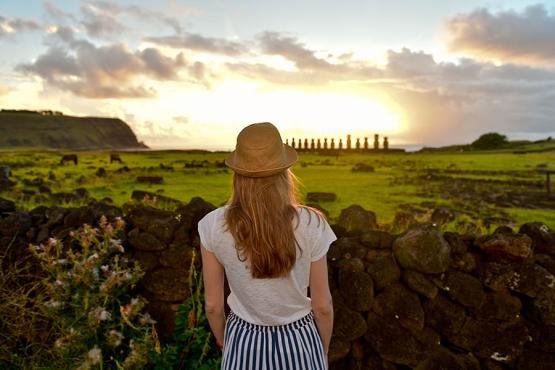 See stunning sunsets over the Moai statues of Easter Island | Travel Nation