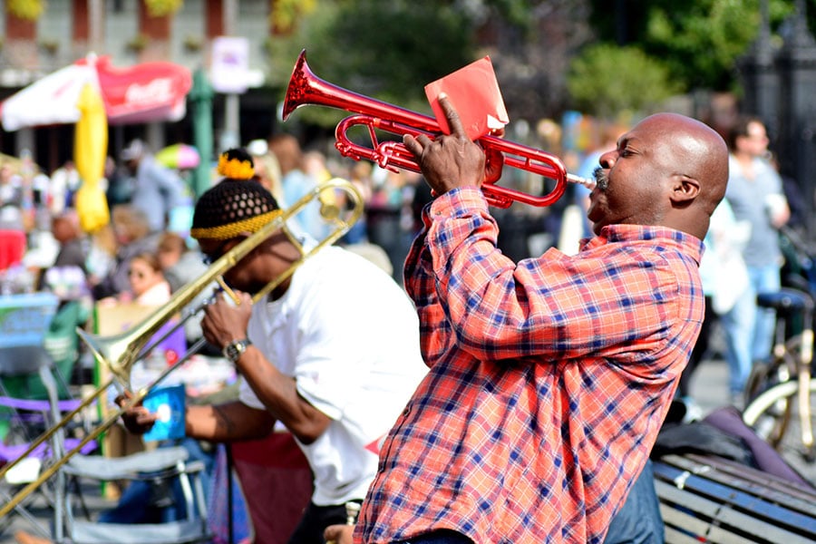 You'll hear plenty of soulful jazz in New Orleans