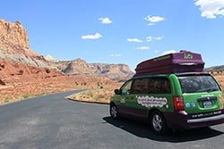 Jucy Champ campervan, USA