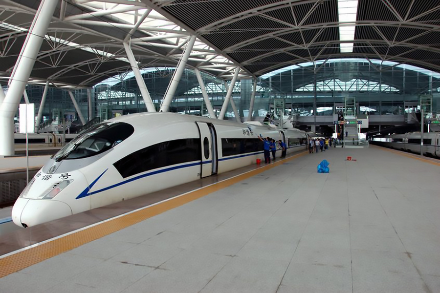 Bullet train, Guangzhou, China