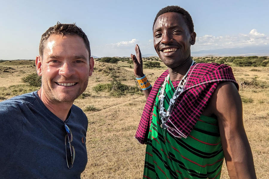 Chris with the maasai in Tanzania | Travel Nation Chris with the maasai in Tanzania | Travel Nation