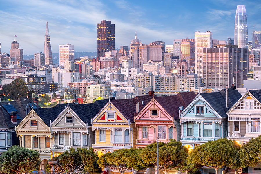 Admire the pretty Painted Ladies houses in San Francisco | Travel Nation Admire the pretty Painted Ladies houses in San Francisco | Travel Nation