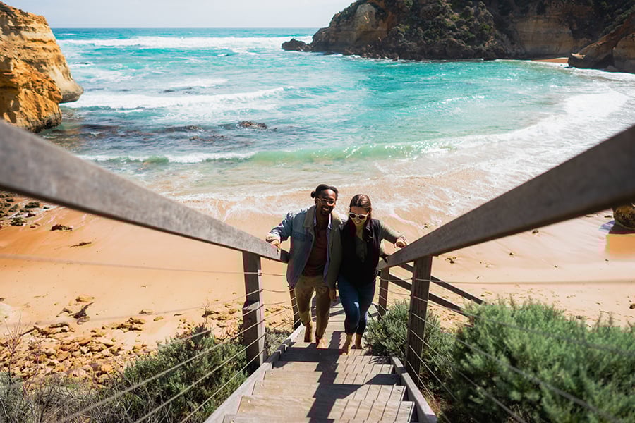 Stroll along the beautiful beaches of Victoria in Australia | Photo credit: Visit Victoria Stroll along the beautiful beaches of Victoria in Australia | Photo credit: Visit Victoria