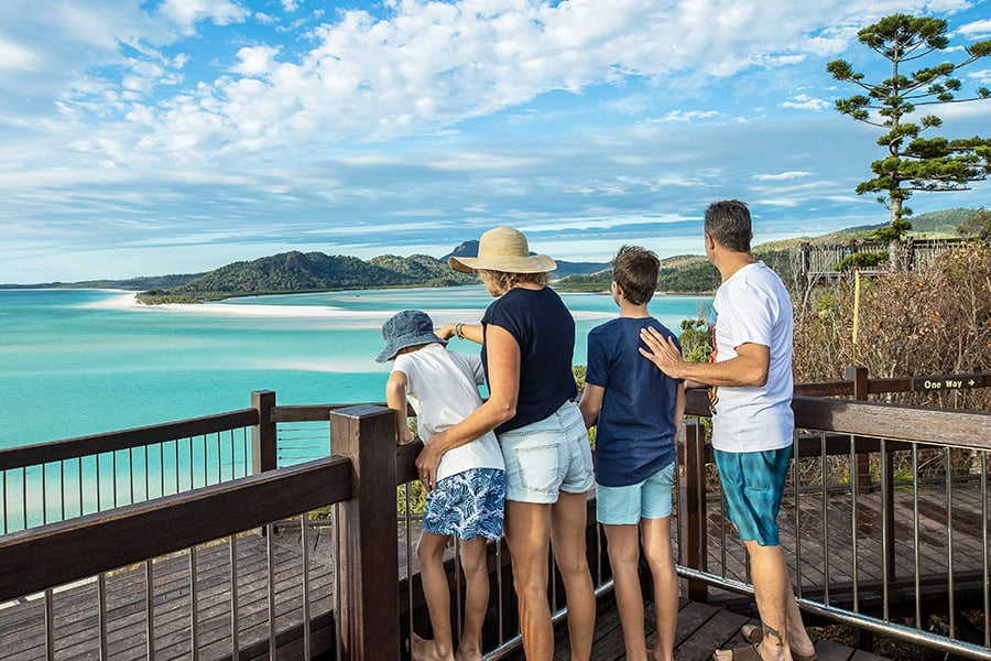 Admire the spectacular Whitehaven Beach in the Whitsunday Islands | Photo credit: Tourism and Events Queensland Admire the spectacular Whitehaven Beach in the Whitsunday Islands | Photo credit: Tourism and Events Queensland