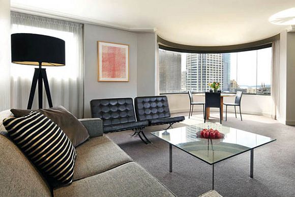 Living Room at the Adina Apartment Hotel Sydney