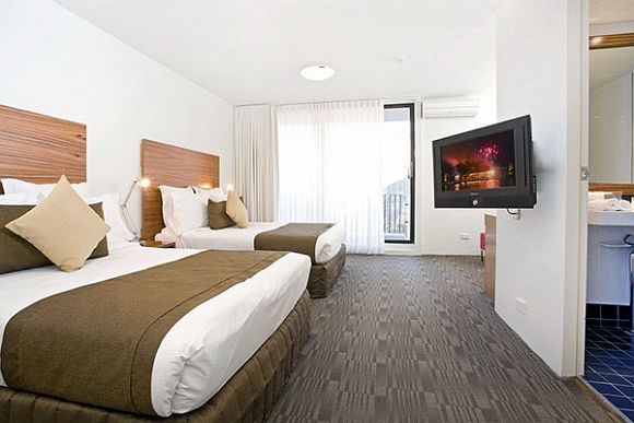 A room at the Cambridge Hotel in Sydney