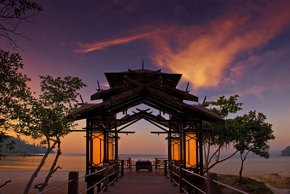 Sunset at Bunga Raya Island Resort 