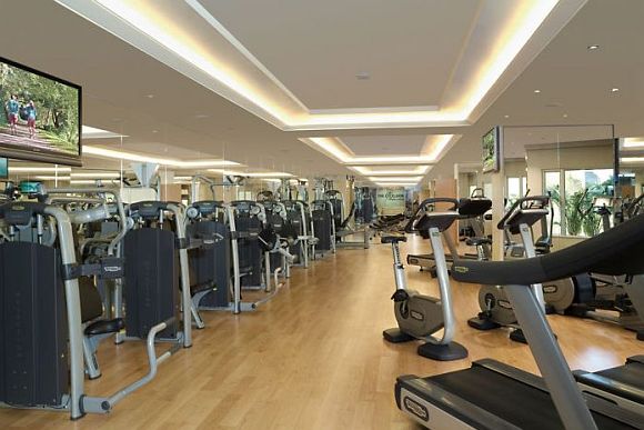 The fitness centre at The Excelsior