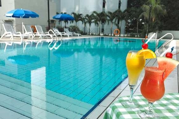 The pool at Miramar Singapore