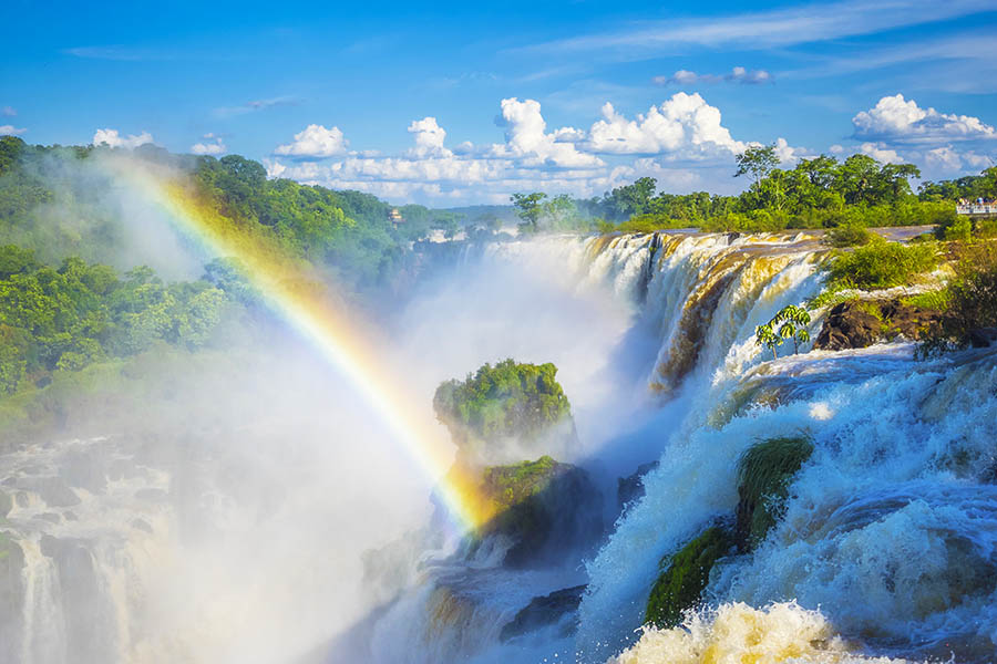 Rainbows bouncing off Iguazu Falls, Argentina | Travel Nation
