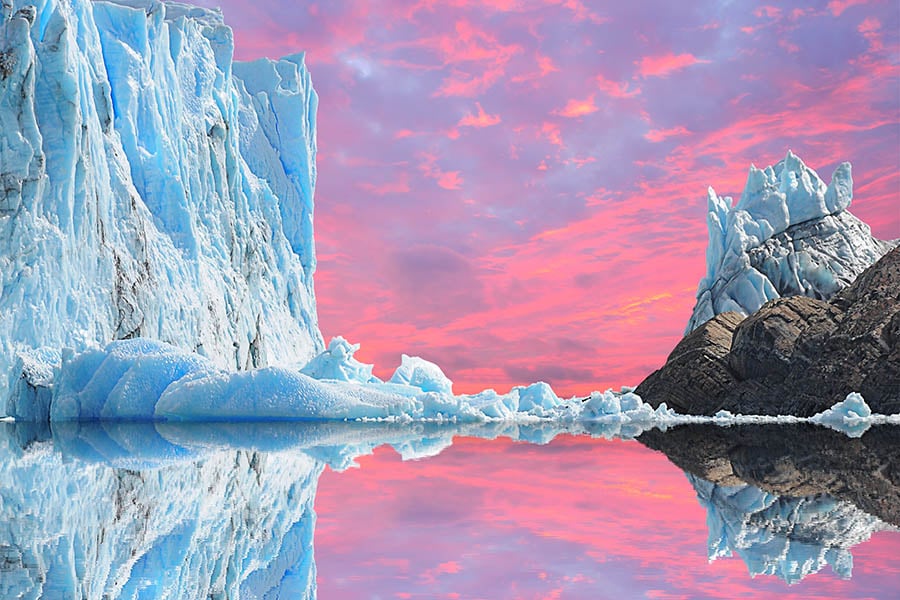 Watch incredible sunsets over the Perito Moreno glacier | Travel Nation