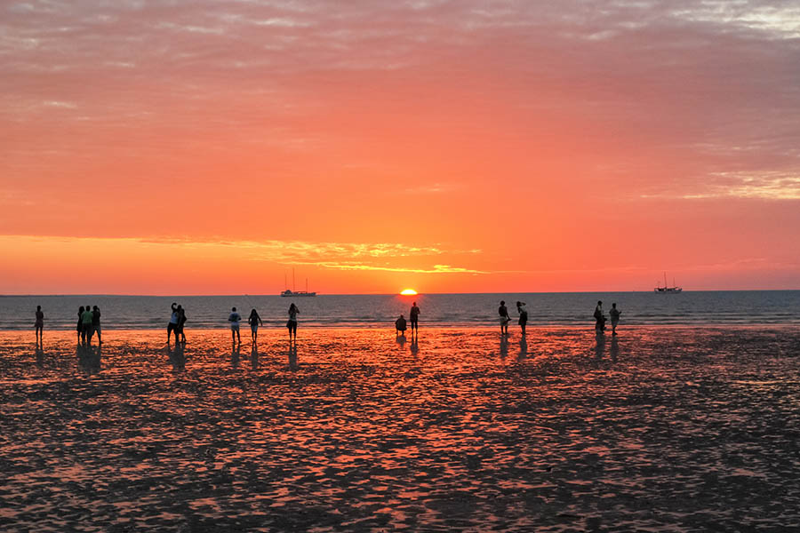 Join the locals in Darwin for sunset on Mindil Beach | Travel Nation