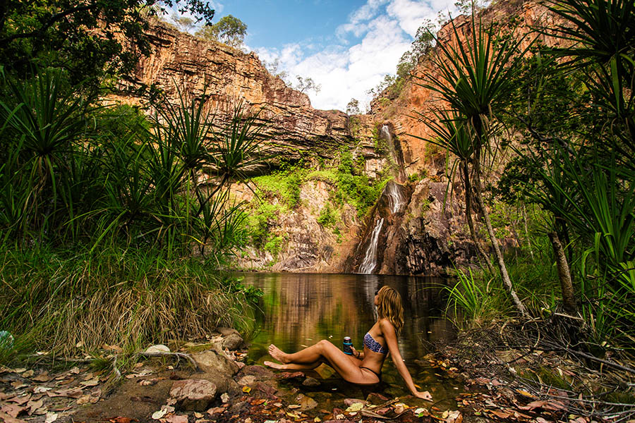 Sandy Creek Litchfield National Park, NT | Photo credit Tourism Australia and Mitchell Cox Sandy Creek Litchfield National Park, NT | Photo credit Tourism Australia and Mitchell Cox