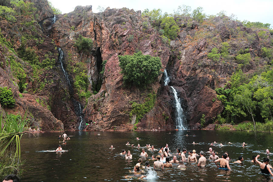 Swim in the waters of Wangi Falls | Photo credit: Tourism Australia