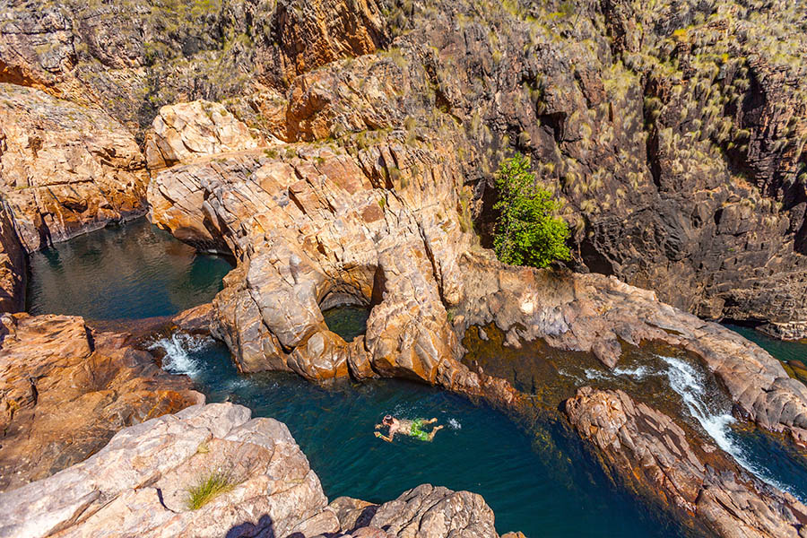 Take a dip in Barramundi Falls, Kakadu National Park | Travel Nation