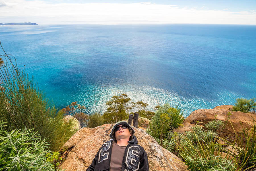 Take a break on the cliffs of Bruny Island | Travel Nation