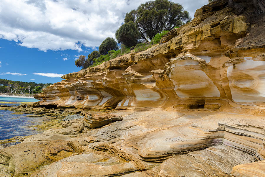 See the painted cliffs of Maria Island, Tasmania | Travel Nation