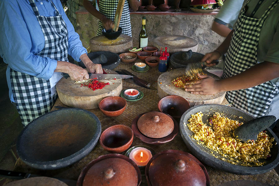 Ubud is also a great place to try a cooking class 