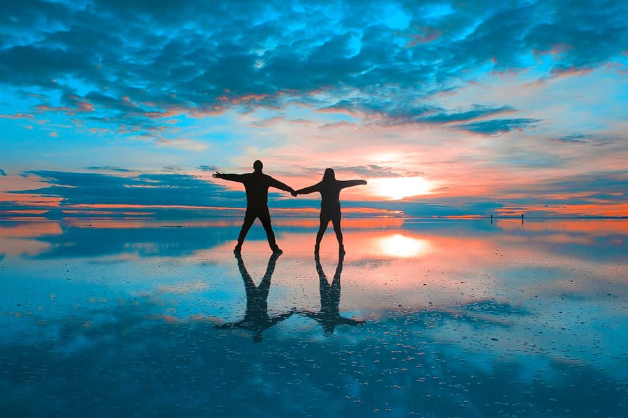 Play with perspective and light at the Uyuni salt flats | Travel Nation