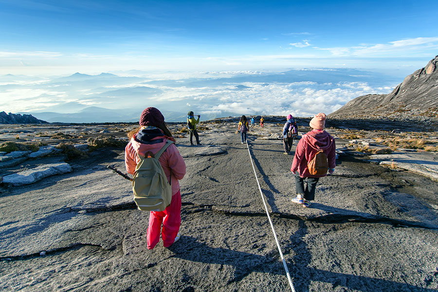 Climb to the summit of Mount Kinabalu for spectacular views Climb to the summit of Mount Kinabalu for spectacular views
