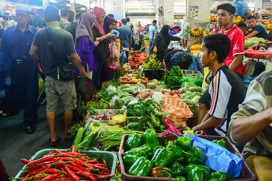 Visit the central market to see the local produce