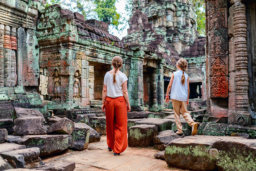 Embark on an exciting scavenger hunt around the spectacular temples of Angkor Thom Embark on an exciting scavenger hunt around the spectacular temples of Angkor Thom