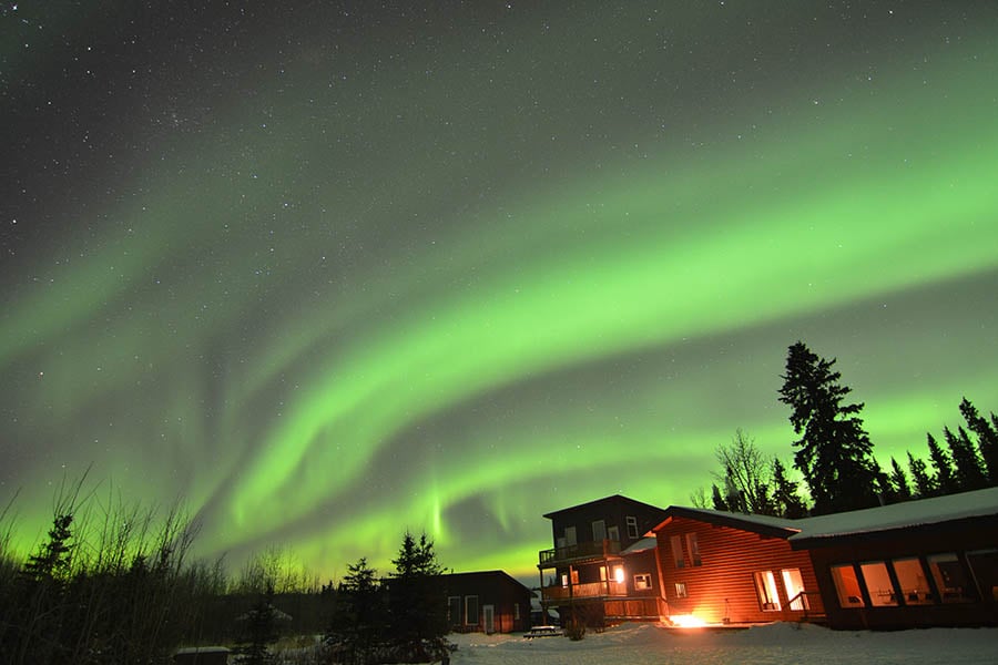 Northern Lights over Boreale Ranch | Credit: Boreale Ranch