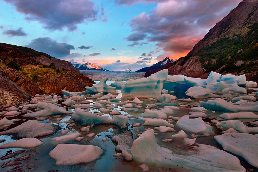 Watch glaciers float along the rivers of Torres del Paine | Travel Nation