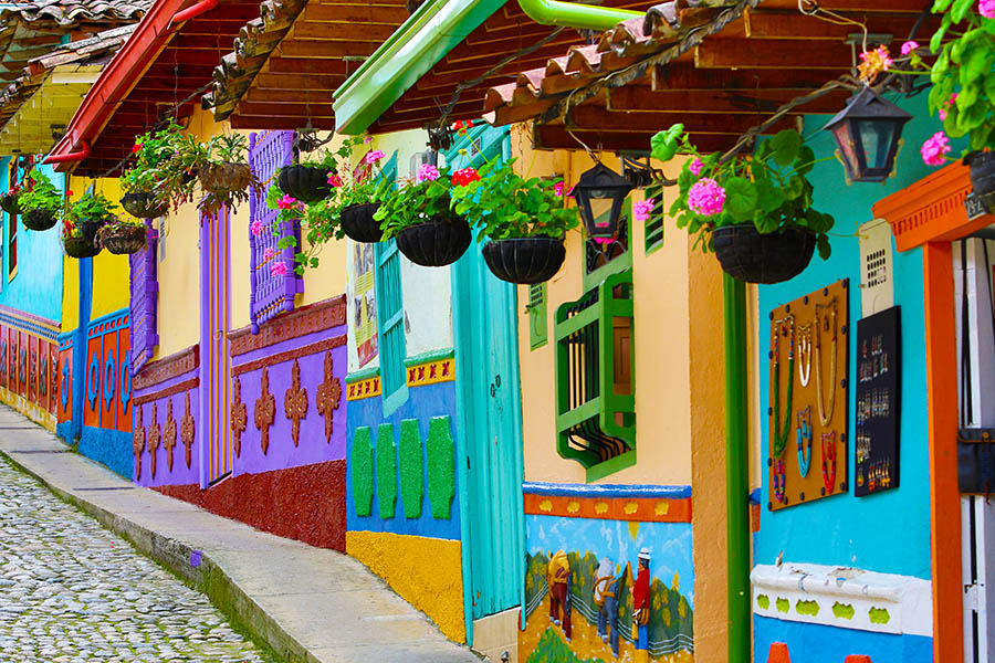 Stroll down streets lined with rainbow-coloured houses | Travel Nation