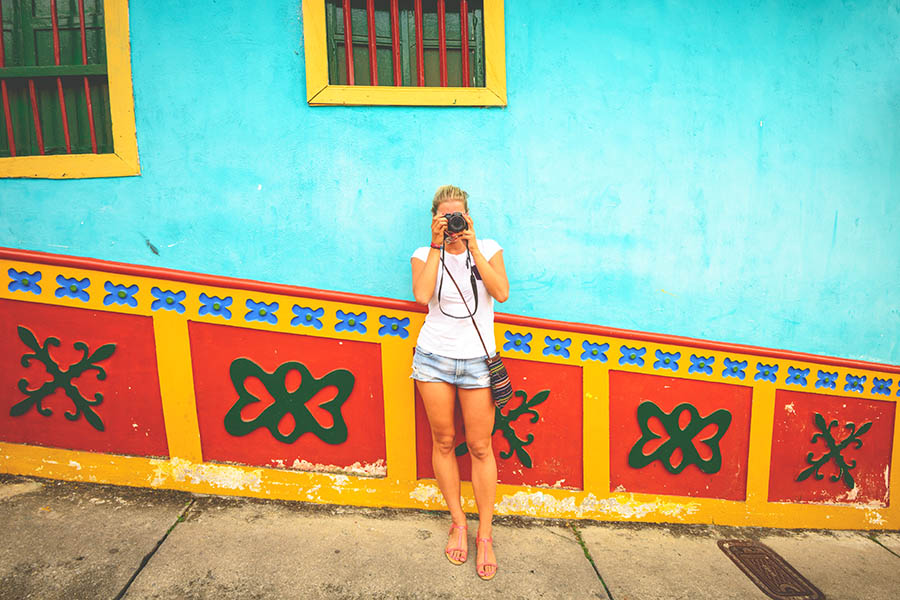 Take striking shots of brightly painted houses in Guatape | Travel Nation