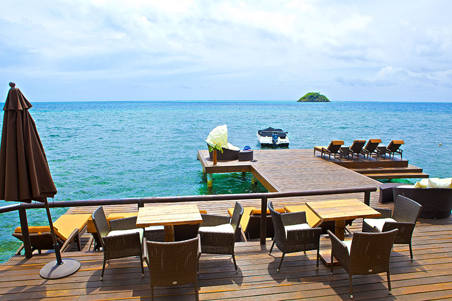 Sunbathe on the deck of Deep Blue Resort | Travel Nation