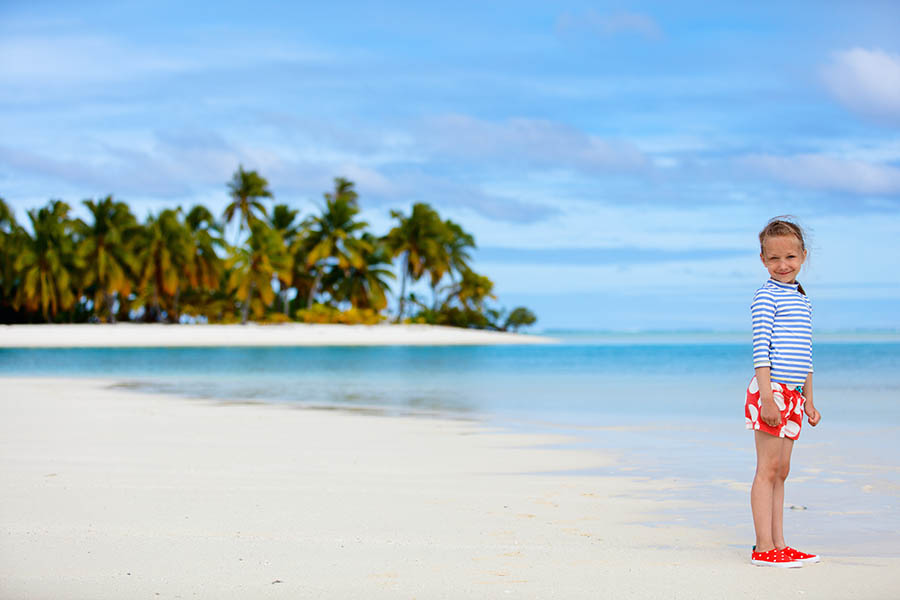 Watch the children play on pure white sands | Travel Nation