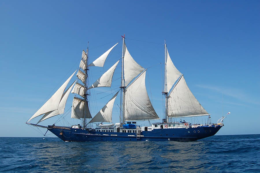 Discovering the Galapagos by tall ship on the S/S Mary Anne 