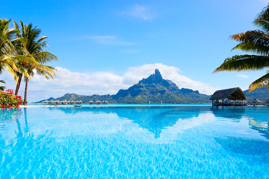 Soak up the scenery from the infinity pool in French Polynesia | Travel Nation