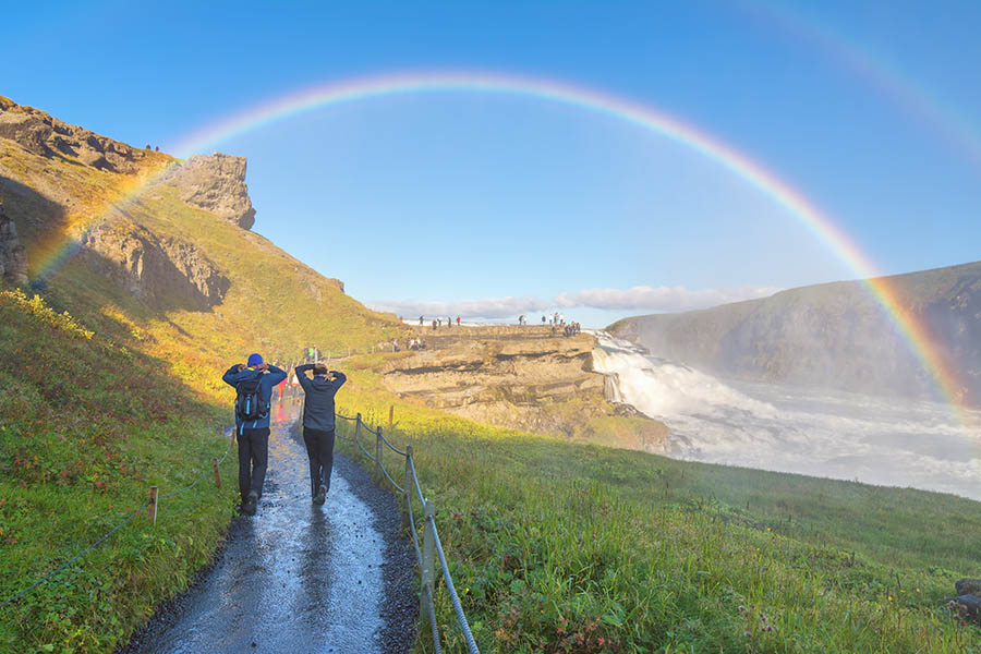 See the crashing Gullfoss waterfall in Iceland | Travel Nation