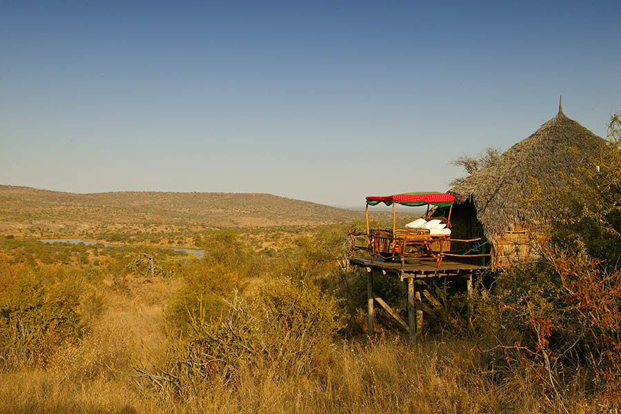 Watch wildlife roam free from your star bed in Kenya | Photo credit: Elewana Afrika Ltd