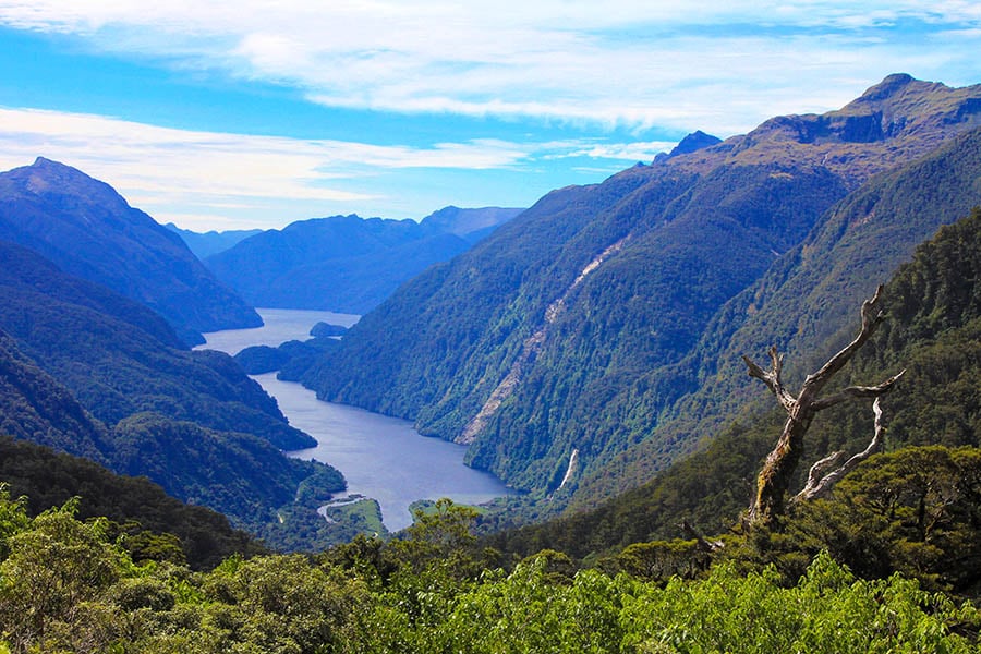 View over Doubtful Sound from the top of Wilmot Pass | Travel Nation