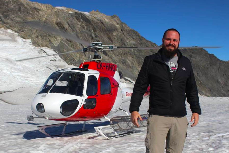 Scott exploring Fox Glacier in New Zealand | Travel Nation