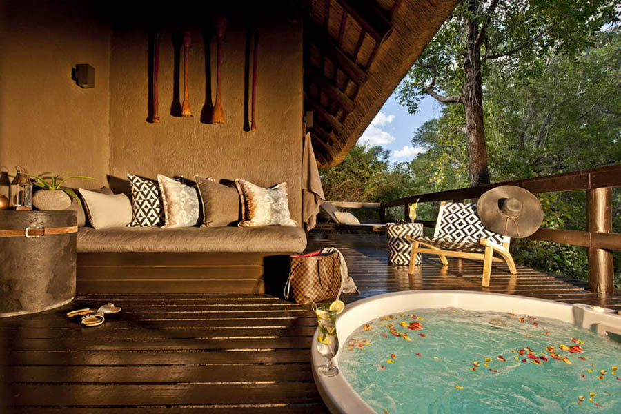 Each suite comes with with an individual plunge pool 