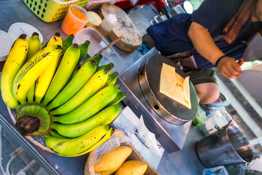 Banana pancake stall in Bangkok, Thailand | Travel Nation