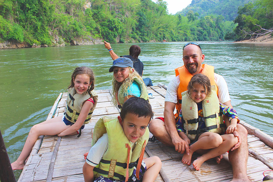 Jungle rafting with the kids in Thailand | Travel Nation
