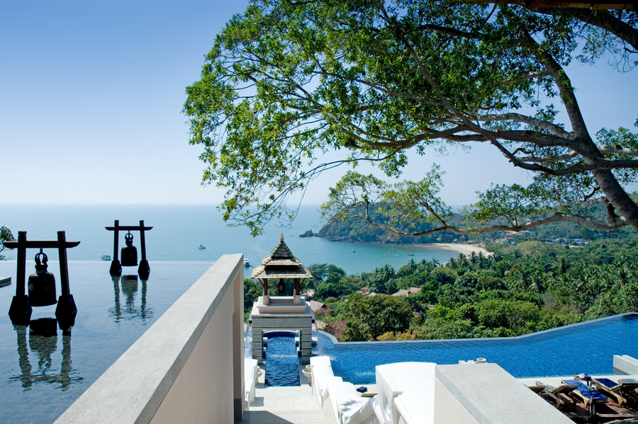 Luxury Thai island-hopping, Pimalai Resort pool, Koh Lanta
