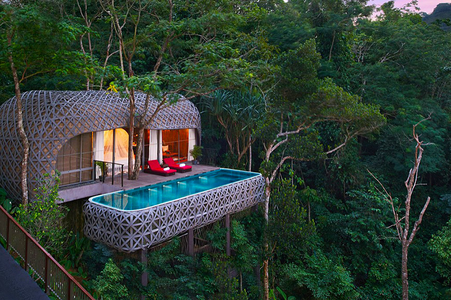 Sleep in a treetop house with a pool at Keemala Resort, Phuket | Photo credit: Keemala Resort