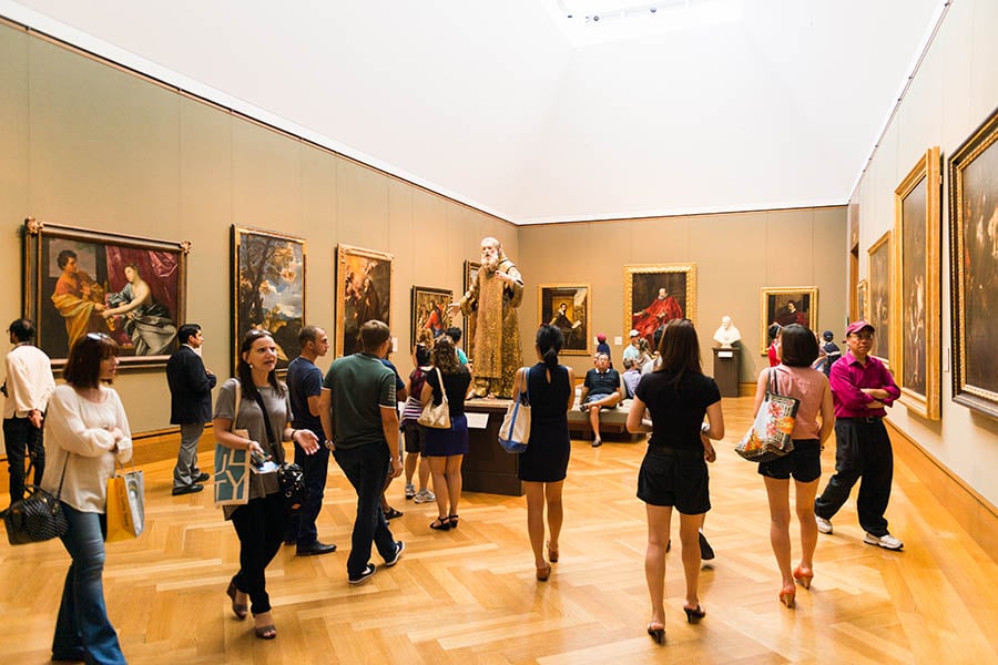 The museum is famous for its stellar art collection